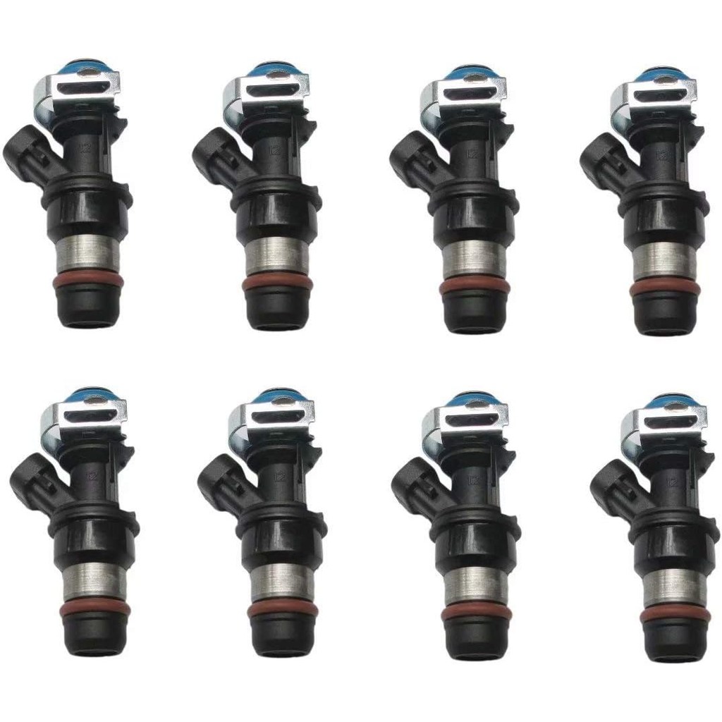 หัวฉีดน้ํามันเชื้อเพลิงประสิทธิภาพสูง 8x เหมาะสําหรับ G*MC Cadillac Chevrolet 4.8L 5.3L 6.0L 01-07 1