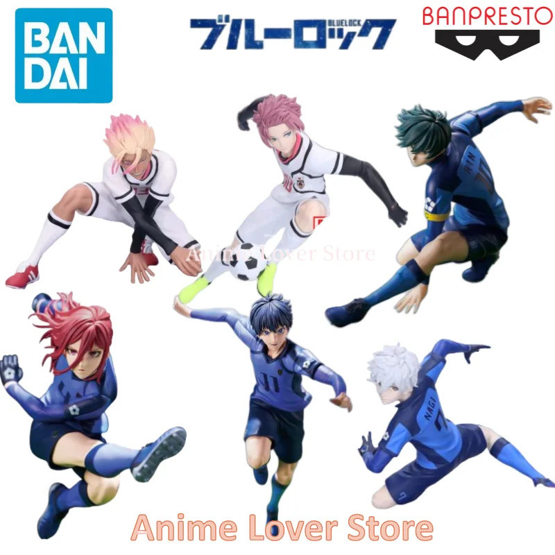 Original Bandai BLUE LOCK Nagi Sishiro Rin Itoshi Isagi Yoichi Itoshi Sae Chigiri Hyoma Shidou Ryuse