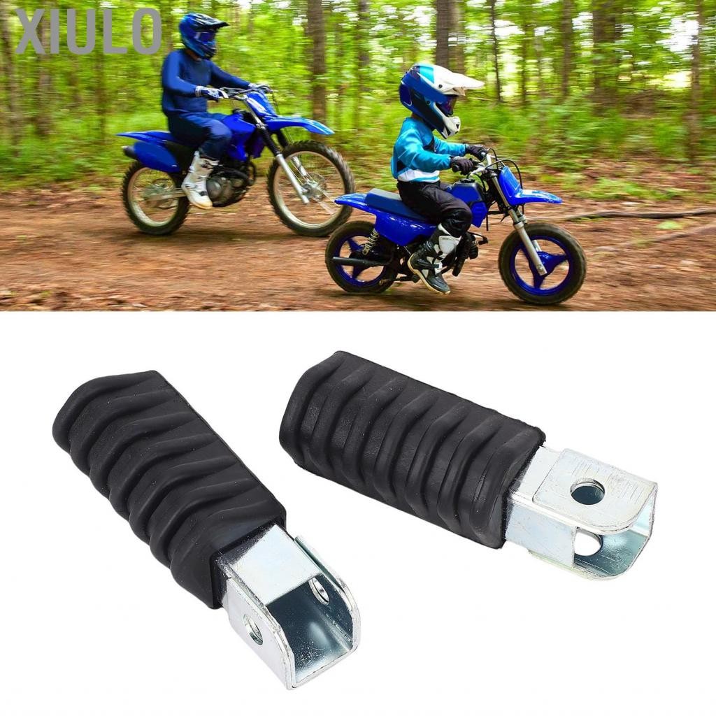 Xiulo Xiulo-th Motorcycle Foot Pedals 1 คู่ Dirt Bike Pegs ซ้ายขวาเปลี่ยนสลิป Anti Slip สำหรับ PW 50