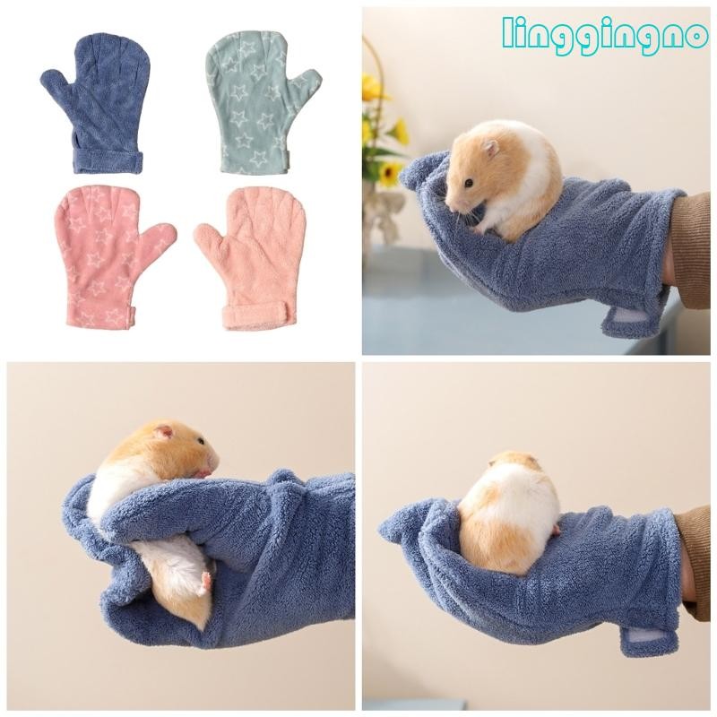 RR ถุงมือจับหนูแฮมสเตอร์ Bird Training for a Safe Pet Experience Furry Gloves