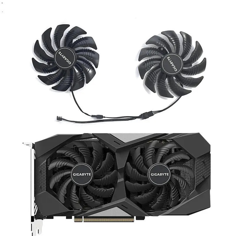 3Pin 88MM T129215SU GTX1650SUPER กราฟิกการ์ดพัดลมระบายความร้อนสําหรับ Gigabyte GTX 1650 SUPER WINDFO