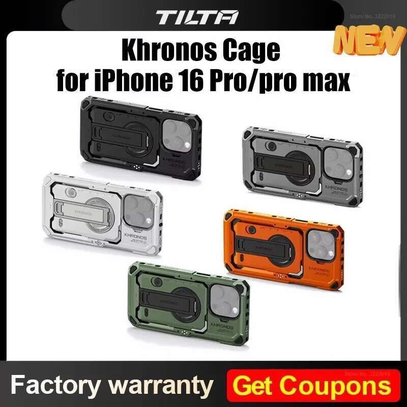 ขายร้อน TILTA Khronos Cage สําหรับ iPhone 16 Pro / pro max Kit iPhone พร้อมเคสการ์ดแม่เหล็ก
