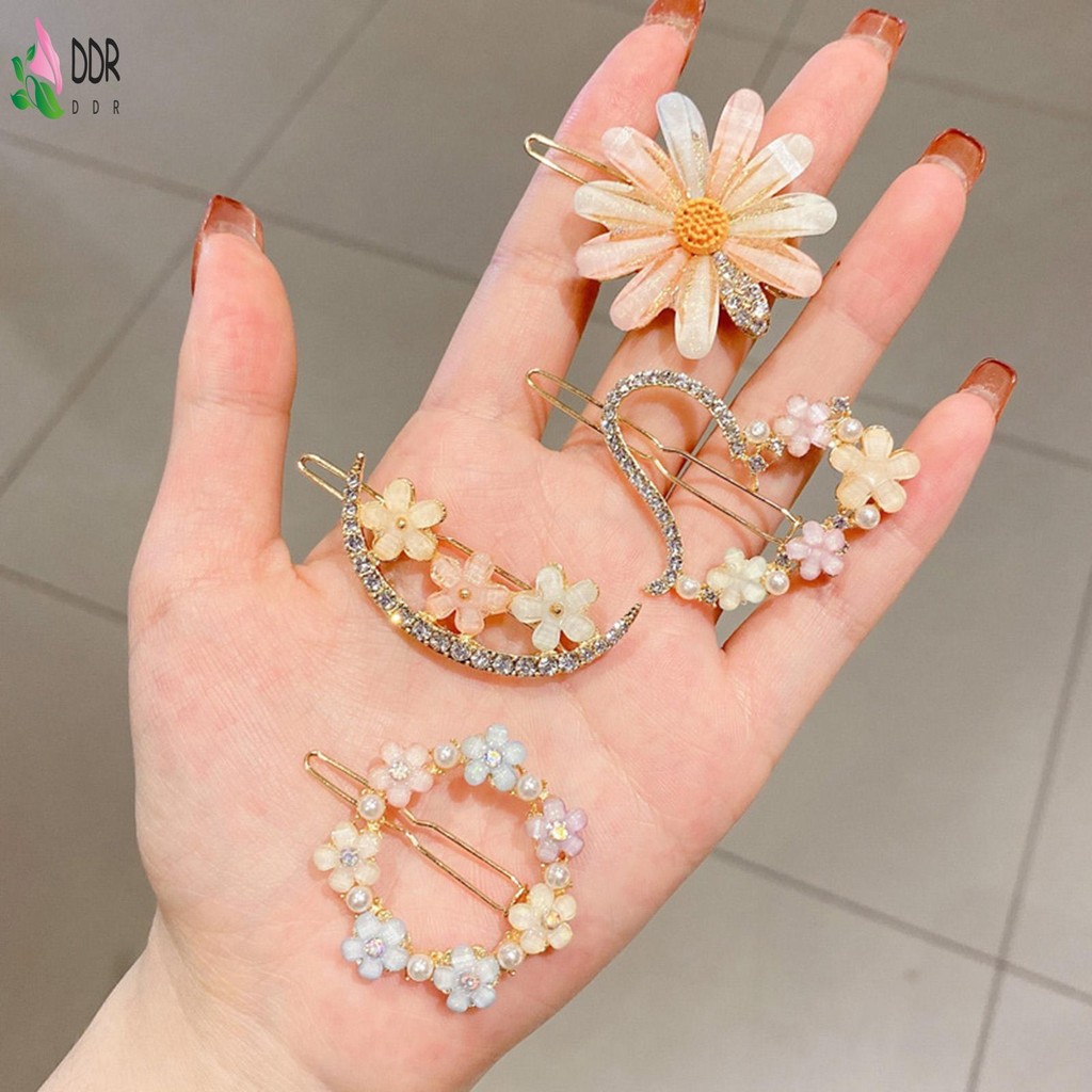 พลอยเทียมคลิปผมทรงหัวใจ ของขวัญวันเกิดสำหรับผู้หญิง - รูปที่ 3