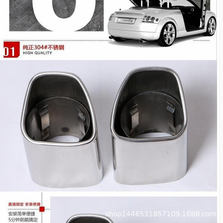 Volvo ดัดแปลงคอหาง XC60 V60 S60 XC90 ท่อไอเสียคอหาง XC60 คอหางการปรับเปลี่ยนเฉพาะ