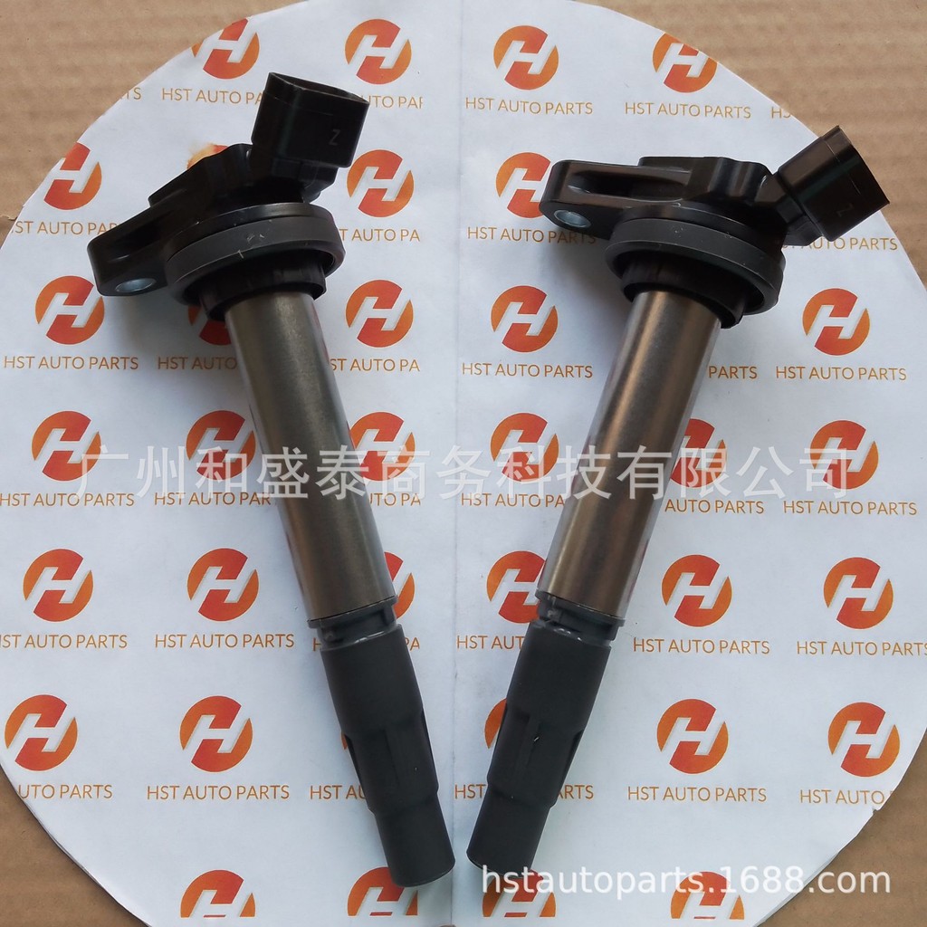 90919-02258 คอยล์จุดระเบิดเหมาะสําหรับโตโยต้าอะไหล่รถยนต์ 90919-02258 ขนาดเล็ก Amount ขายส่ง