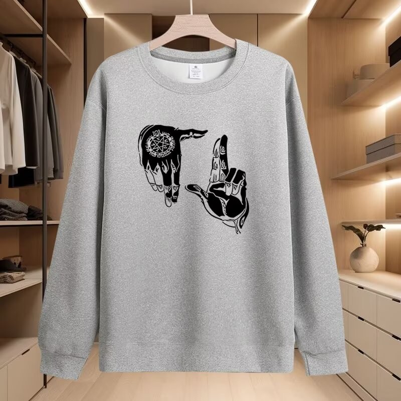 Top Men 2025 เสื้อกันหนาวฤดูใบไม้ร่วงฤดูหนาว 2025 อินเทรนด์รอบคอฤดูใบไม้ผลิฤดูใบไม้ร่วงสไตล์ฮ่องกงให