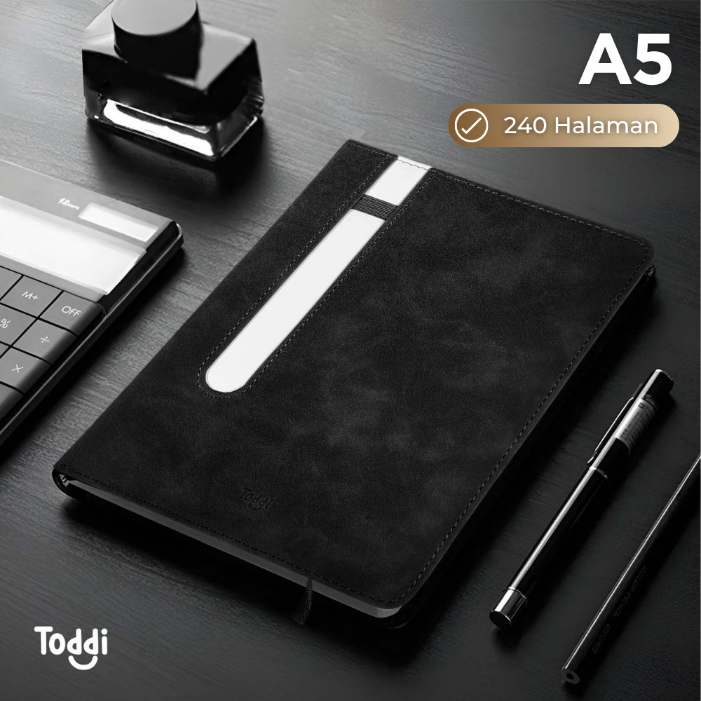 Toddi สมุดบันทึกปกแข็ง 80 GSM 240 หน้า A5 - TD158 -NIEL88