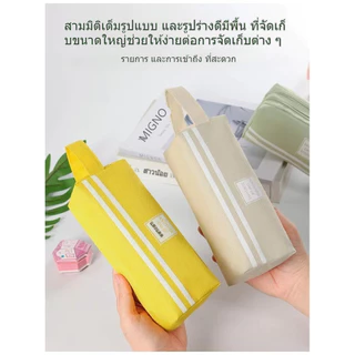 กล่องดินสอผ้า อ็อกซ์ฟอร์ด สองชั้น -กระเป๋าเครื่องเขียนโรงเรียนที่เรียบง่ายและกว้างขวางสําหรับนักเรียนชั้นประถมศึกษา -กระเป๋าถือซิปแบบพกพาสําหรับเก็บเคร
