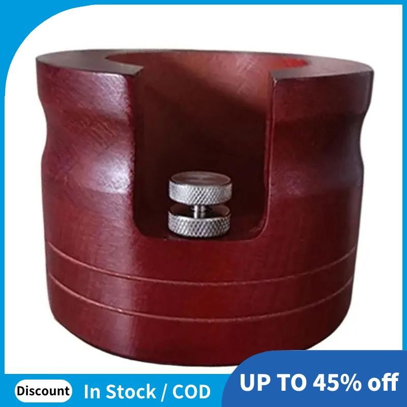 ขาตั้งไม้กันกระแทกเครื่องมือเอสเปรสโซ Portafilter Holder Rack Bottomless 54mm