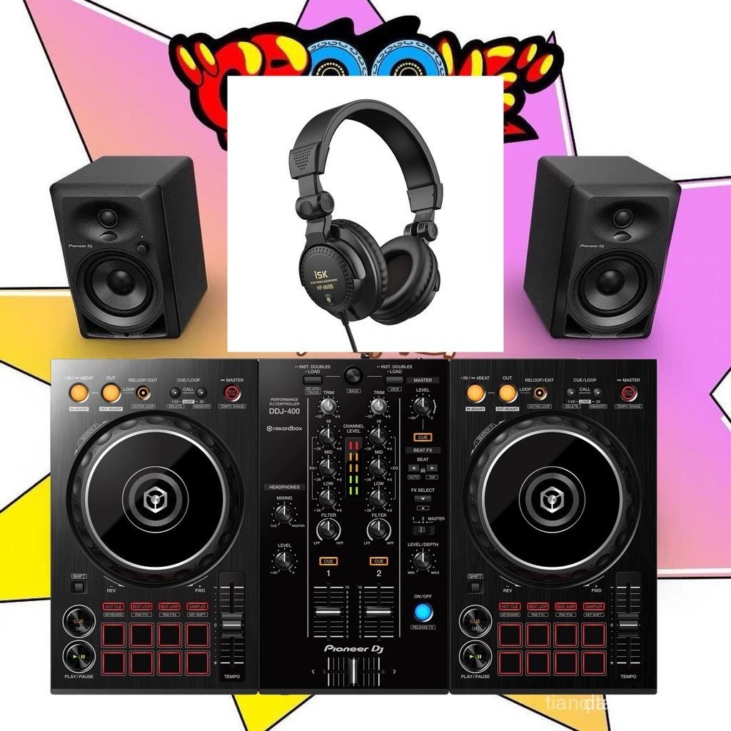 Pioneer/Pioneer DDJ-400 DDJ-FLX4 DJ Controller DJ Mixer Pioneer DJ Mixer Entry Level