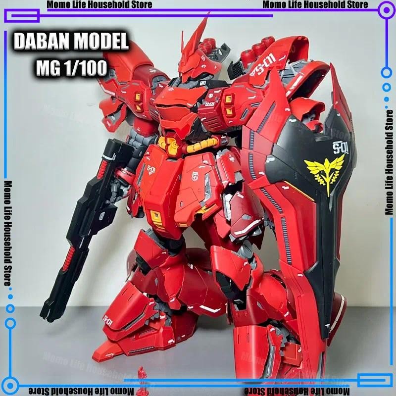 DABAN 6631 MG 1/100 Msn-04 Sazabi Ver Ka ชุดพลาสติกโครงกระดูกอะนิเมะ Action Figure หุ่นยนต์พลาสติกขอ