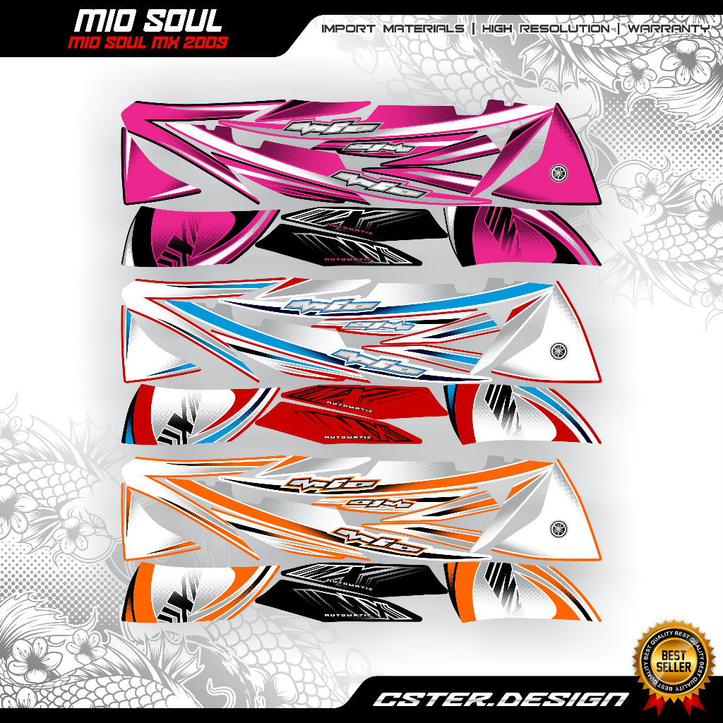 MIO SOUL STRIPING NEW DESIGN PROJECT BY GODANG STICKER