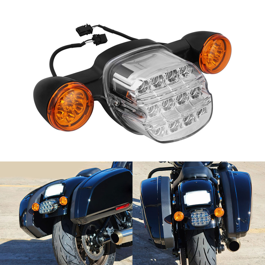 โปรโมชั่นรถจักรยานยนต์ CVO Harley Soft Tail Luway ST ไฟท้ายด้านหลังติดตั้งด้านหลัง Shift Bracket ไฟเ