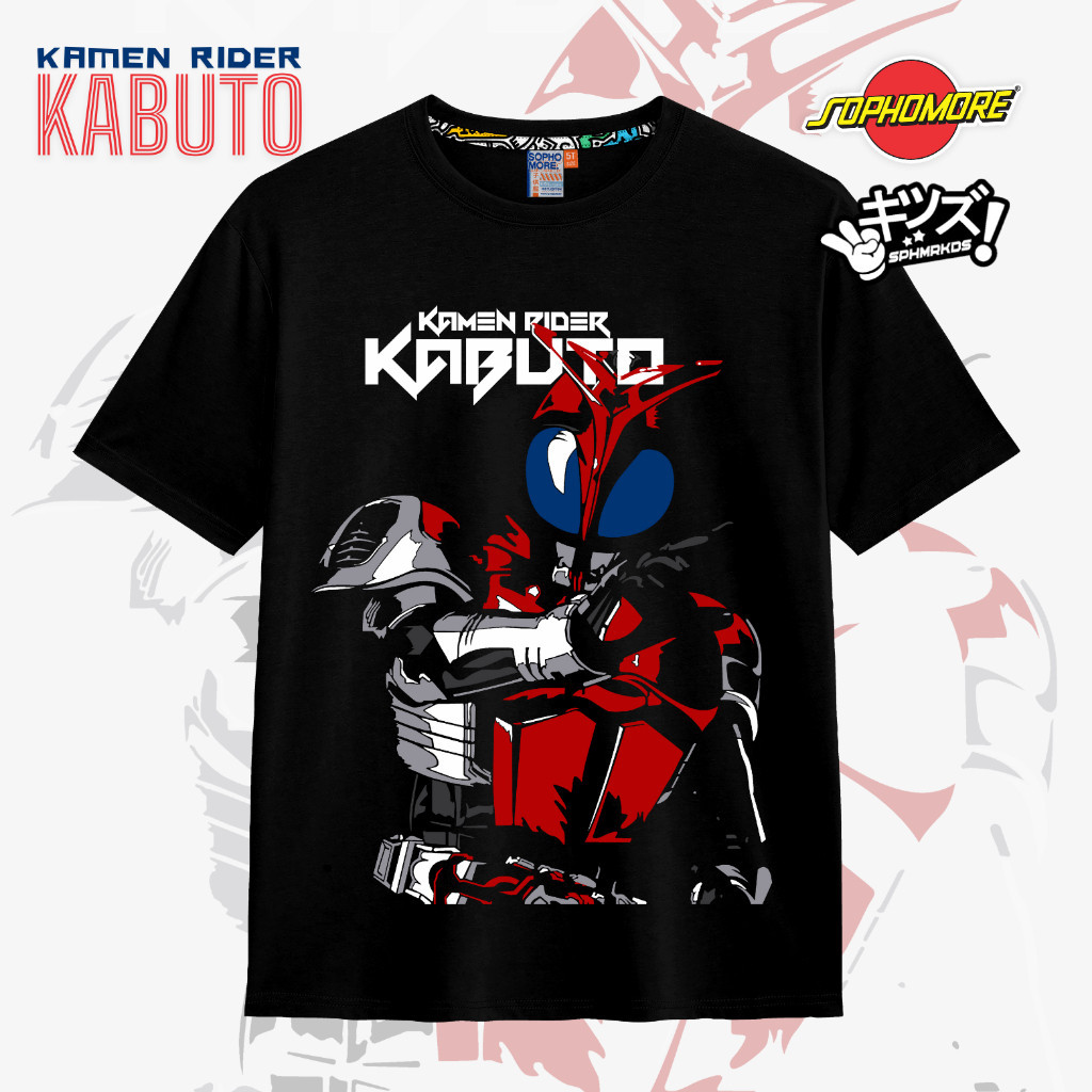 เสื้อยืด Kamen Rider Kabuto ทำจากผ้าฝ้าย 100% เหมาะสำหรับทุกเพศ ไซส์ S ถึง 5XL เหมาะสำหรับสวมใส่ในวันหยุดหรือประจำวัน