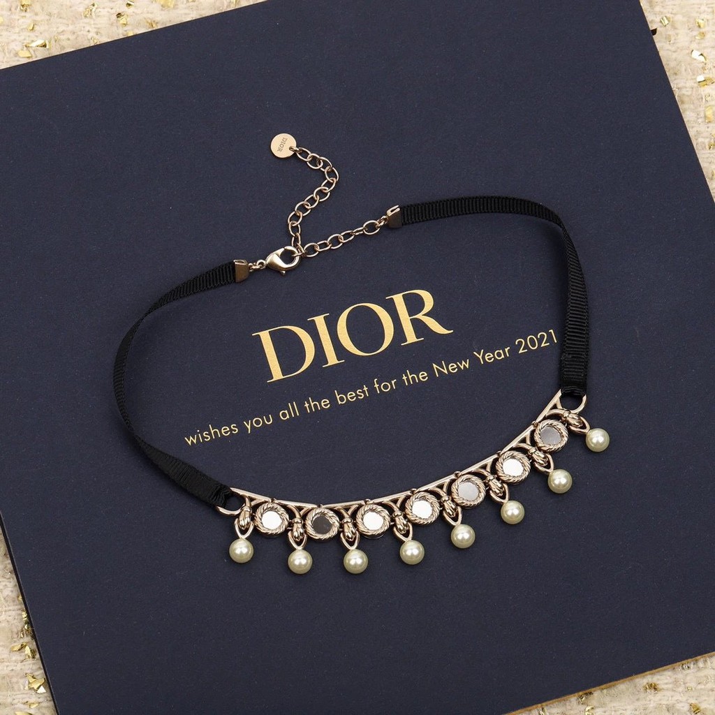 สร้อยคอยี่ห้อ Dior แบบ More Mirror หมายเลข модели W20V