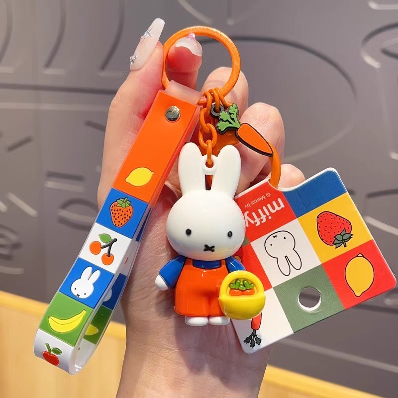 miffy keychain ตุ๊กตาพวงกุญแจ Miffy Miffy Rabbit Fruit Series