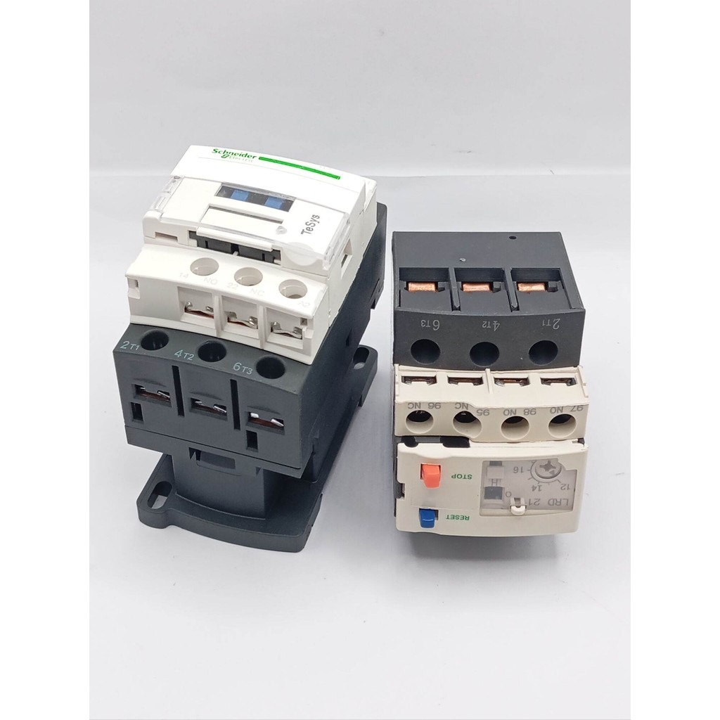 ส่งด่วน! LC1D18+LRD21 ขนาดแอม12-18Aชุดแมกเนติก+โอเวอร์โหลดของ Schneider พร้อมส่งจากไทย🇨🇷🛻