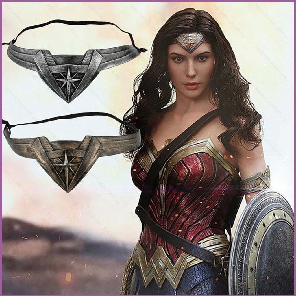 SQ4 Wonder ผู้หญิงแถบคาดศีรษะ Tiara Crown Headwear เครื่องแต่งกาย Prop คอสเพลย์เวที props QS4