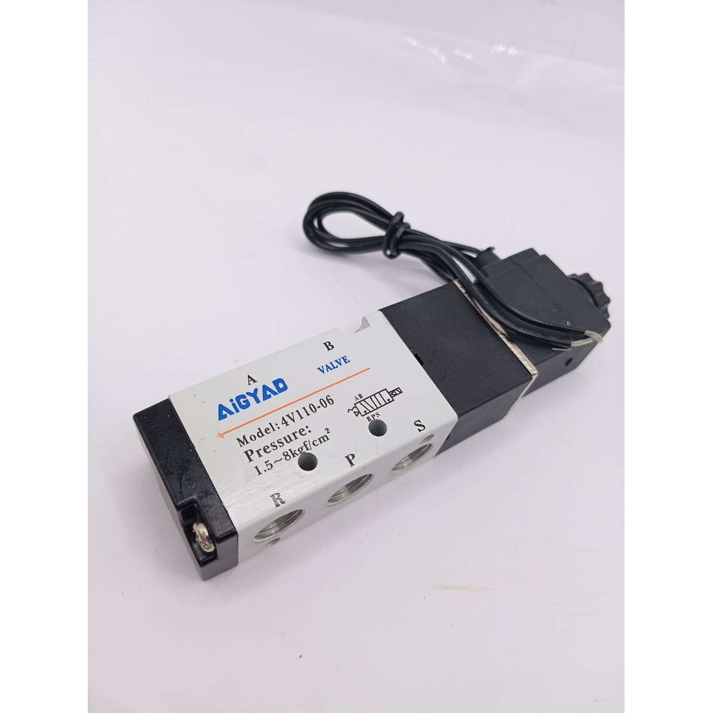 ส่งด่วน! 4V110-06 12V โซลินอยด์วาล์ว 4V110-06 ขนาด 1/8\" พร้อมส่ง สั่งเลย