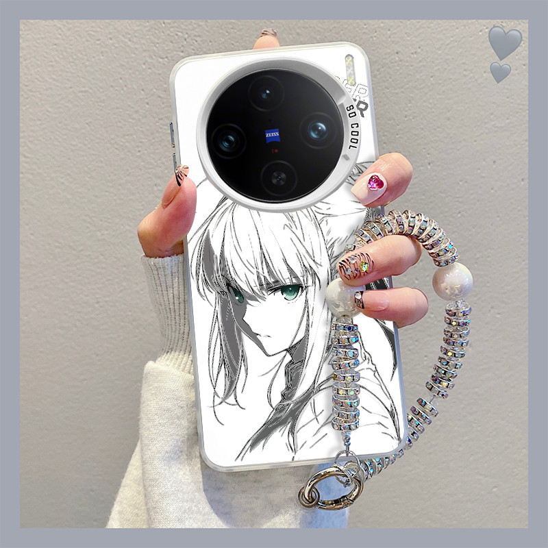 Sketch saber เหมาะสําหรับ vivox200pro เคสโทรศัพท์สไตล์ใหม่ 100ultra กรณี s19 Joan of Arc iqoo13 สองม