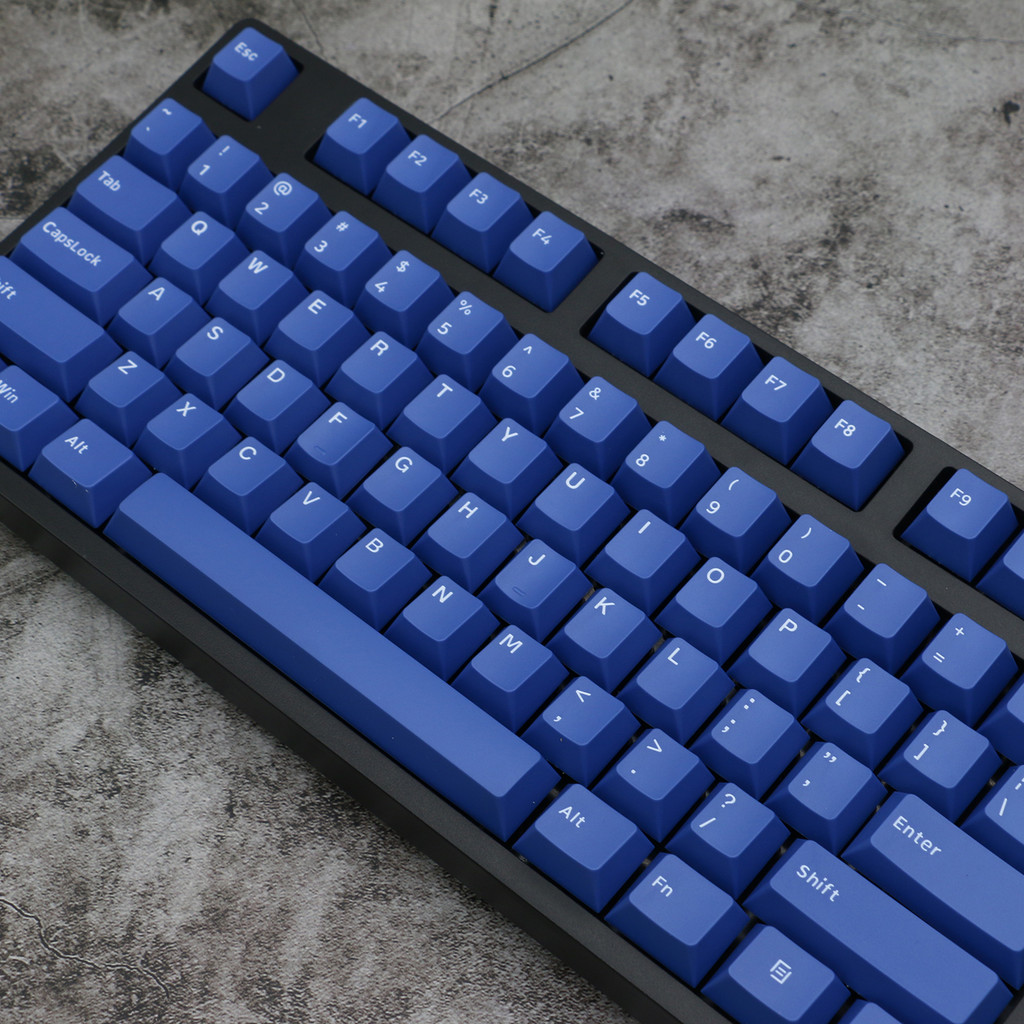 GMK Striker Front Blue Small Full Set Keycap cherry Original Factory ความสูง pbt มาตรฐานปั้นสองสี