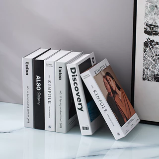 หนังสือปลอม ✔ชุดละ 5 เล่ม✔ หนังสือตกแต่ง📚หนังสือโชว์ พร๊อพถ่ายรูป ของแต่งบ้าน หนังสือปลอมตกแต่งบ้าน ดส่งทันที🚚
