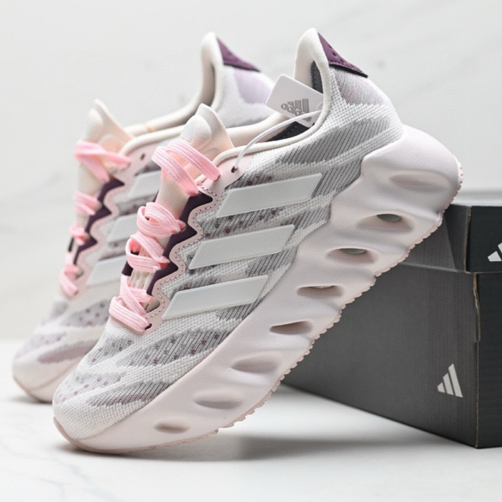 รองเท้า ADIDAS SWITCH FWD สีชมพูสําหรับวิ่งและสวมใส่ได้ทุกวัน