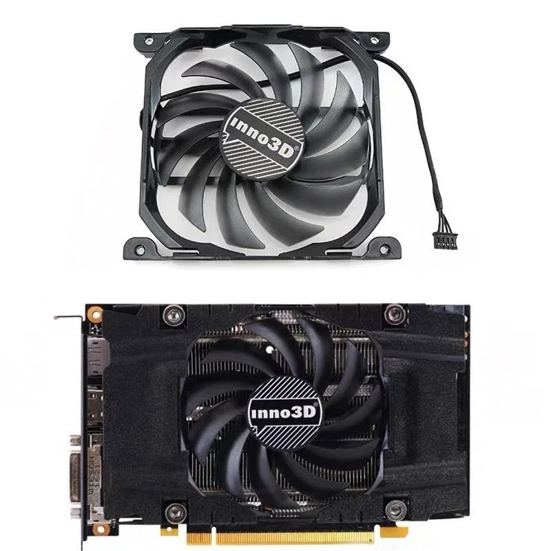 CF-12915S 970 960 750 Ti ITX 1060 ITX GPU Card Cooler พัดลมสําหรับ INNO3D Geforce GTX 1060 พัดลมการ์