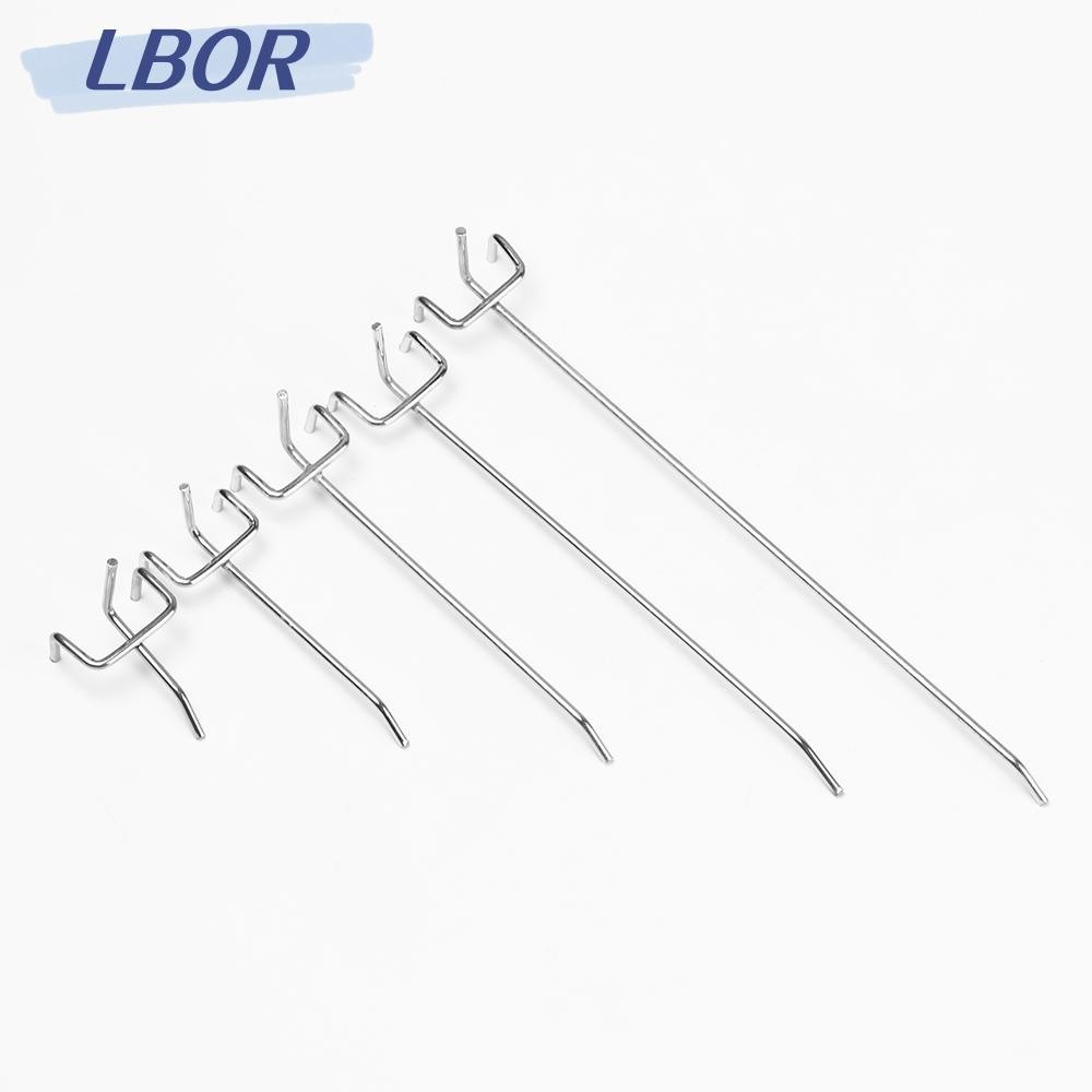 LBOR 5 ชิ้น Storage Racks Holder โลหะทนทาน Perforated Hang เหมาะกับร้านขายปลีก Peg