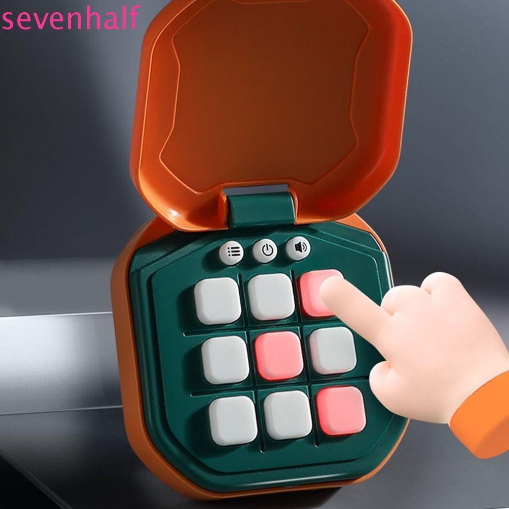 SEVENHALF Montessori Puzzle Table Game, 9-in-1 Memory Training TIC-TAC-TOE Game, Multifunctional Min