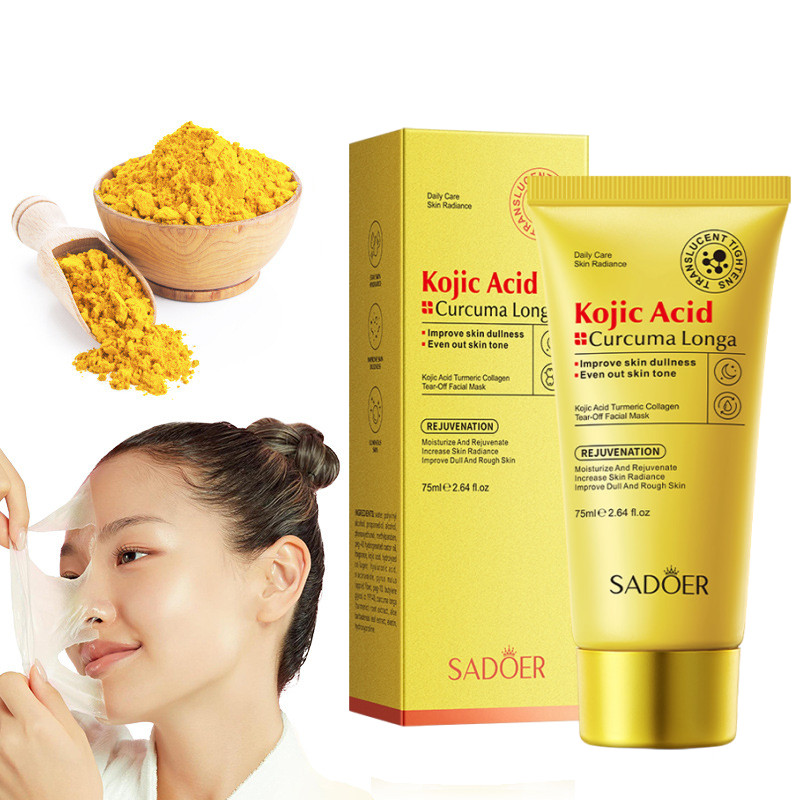 SADOER Kojic Acid Turmeric Collagen Peel-Off Mask