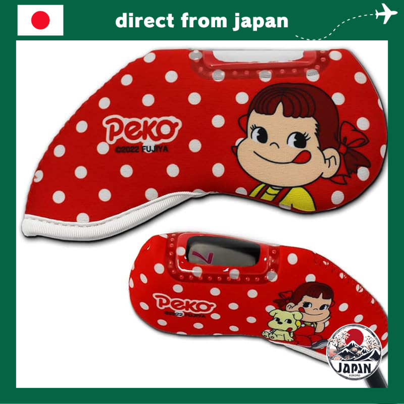 Peko-chan Neoprene Iron Cover (Single) – Cute & Protective Golf Club Head Cover with Number Window