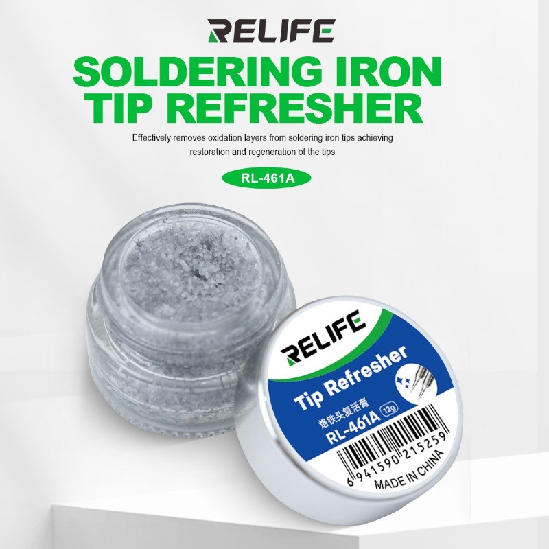 RELIFE RL-461A ปลายหัวแร้ง ฟื้นคืนชีพ วางซ่อม หัวแร้ง ปลาย การกําจัด หัวแร้ง ปลาย ชั้นออกไซด์
