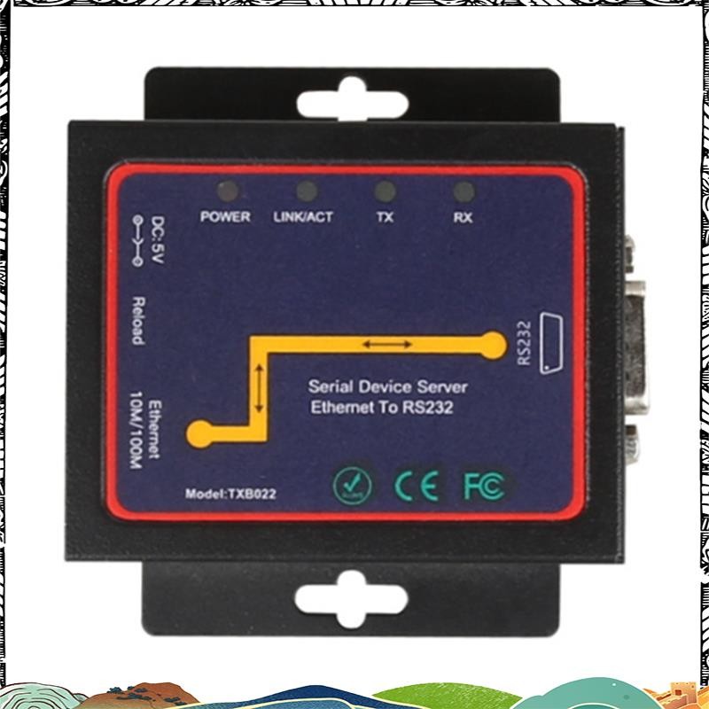 Super RJ45 ถึง RS232 + RS485 Converter อุปกรณ์แปลงพลาสติก Server /RTU/UDP RJ45 ถึง RS232 + RS485 Con