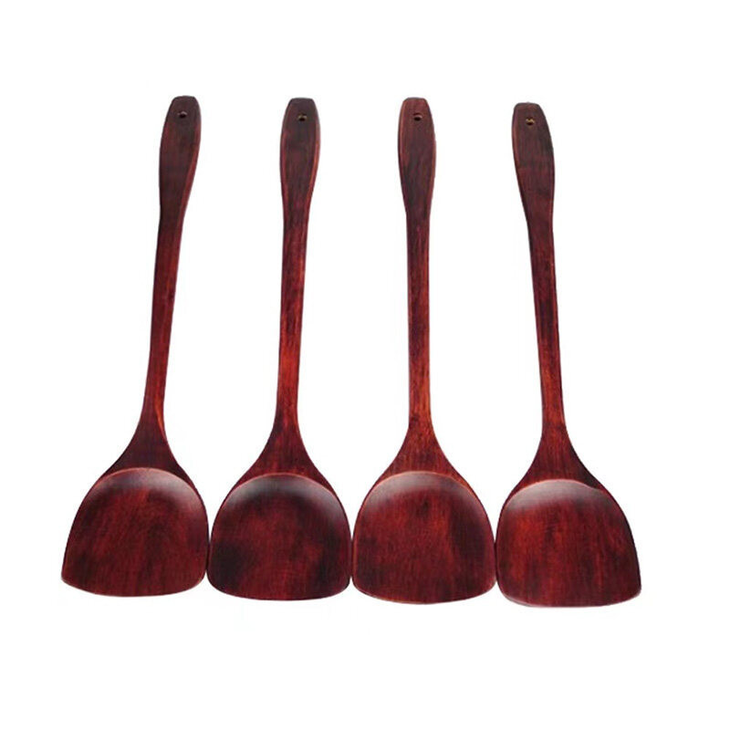 H-department store ตะหลิวทำอาหาร ตะหลิวไม้ทนร้อน ไม่ละลาย ใช้กับกระทะเทฟล่อนได้ cooking spatula