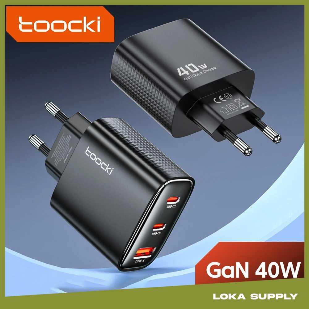 Toocki GaN Multi Port USB Type C 40W Fast Charging หัวชาร์จ - TCT40-22EU