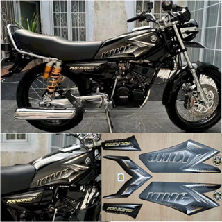 ต้นฉบับ YAMAHA RX KING BLACK 2008 STRIPING STICKER RX KING 2008 BLACK ORIGINAL RX KING BODY LIST BLA