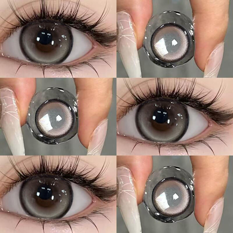 0930DULOVE18k คอนแทคเลนส์สีทองปีภาษาโปลิชคํา 2023 สีน้ําตาลขนาดเส้นผ่าศูนย์กลางคอนแทคเลนส์