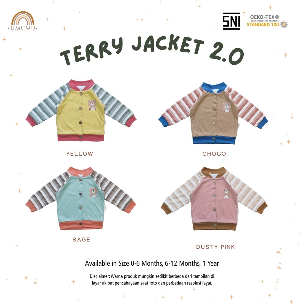 GENERAL Terry Jacket 2.0 - เสื้อท็อปเด็ก
