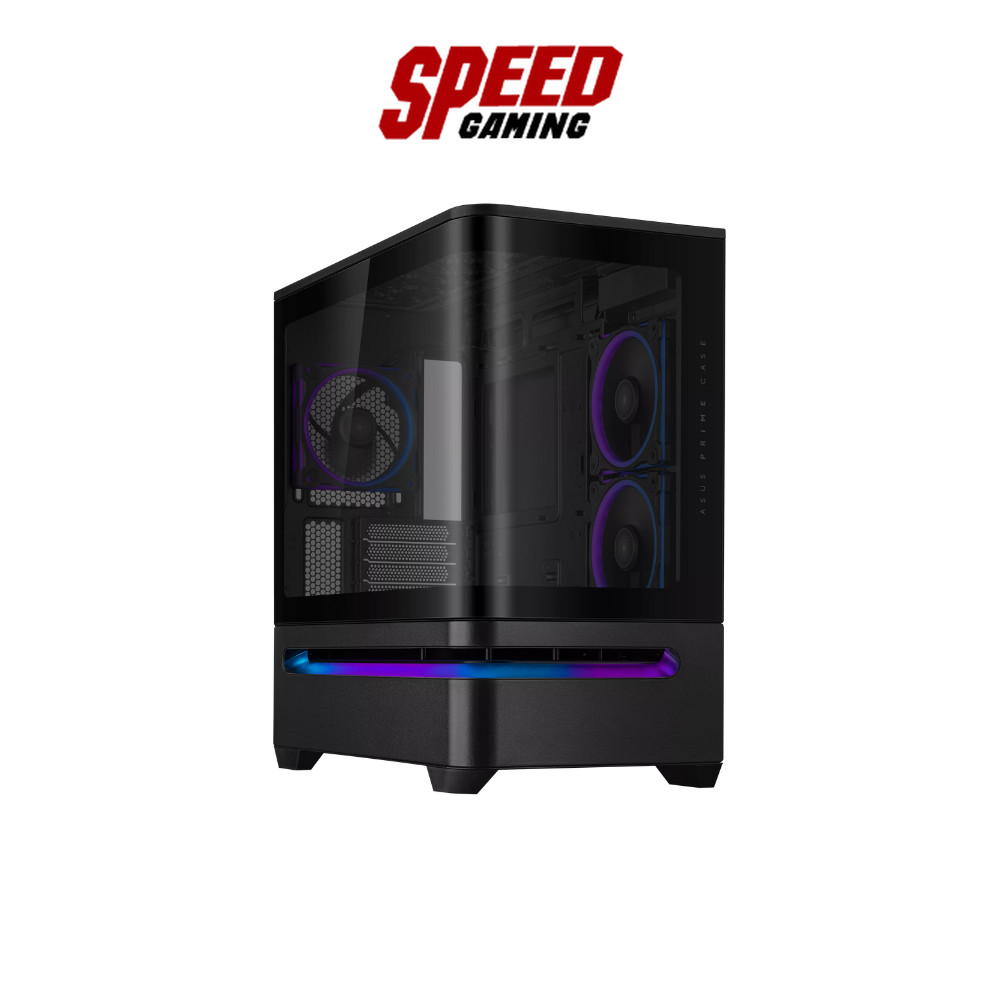 ASUS Prime AP202 ARGB | Micro-ATX Curved Tempered Glass Mini Tower | Case (เคส) | By Speed Gaming
