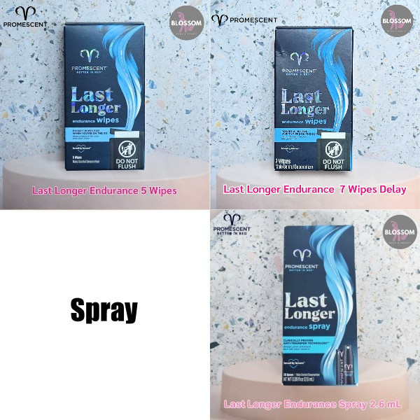 Promescent - Last Longer Endurance Spray 2.6 mL or 5 Wipes #Delay Spray