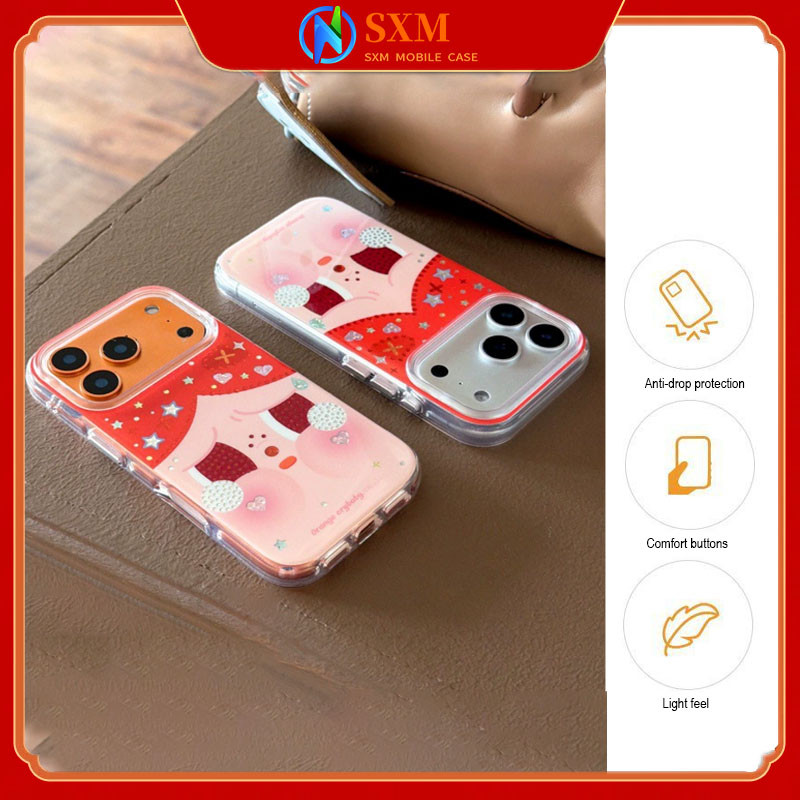 IPhone 17 Pro Max Crying Baby Emoji เคสโทรศัพท์ป้องกันการตกเข้ากันได้กับ iPhone 17/16/15/14/13
