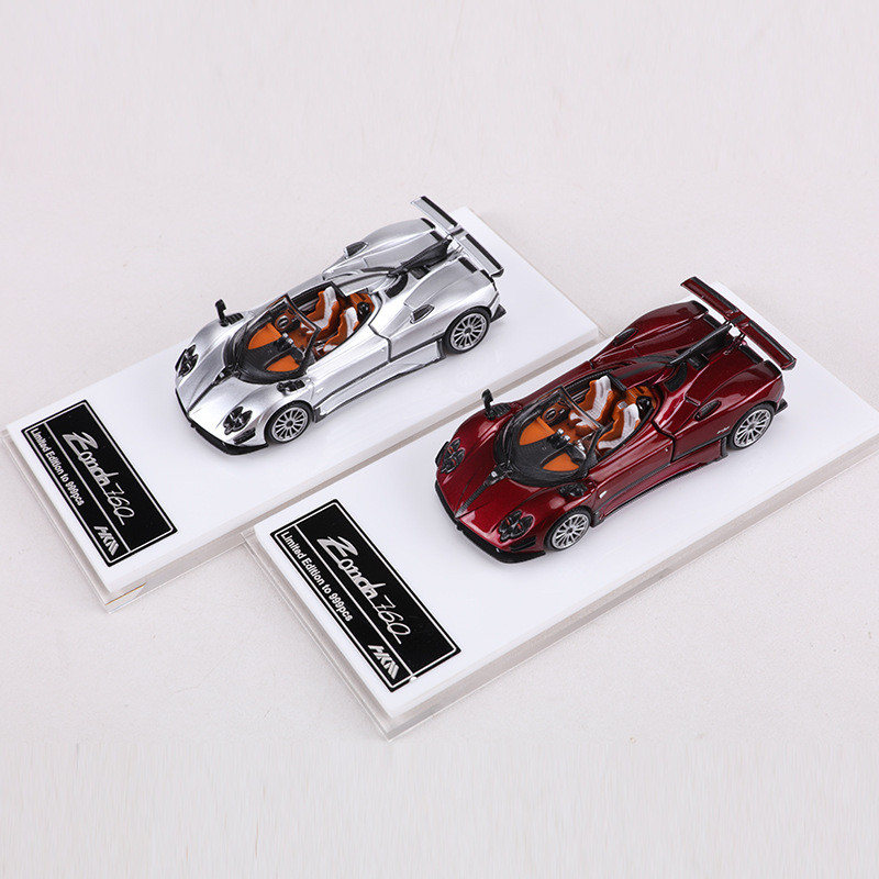 HKM 1:64 帕加尼宗塔 Zonda 760LH开盖版 合金仿真汽车模型收藏