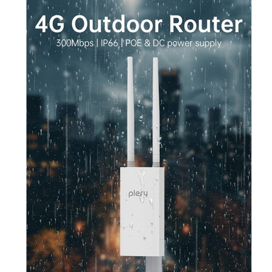 4G WiFi Router 300Mbps Outdoor IP66 Waterproof WiFi Coverage