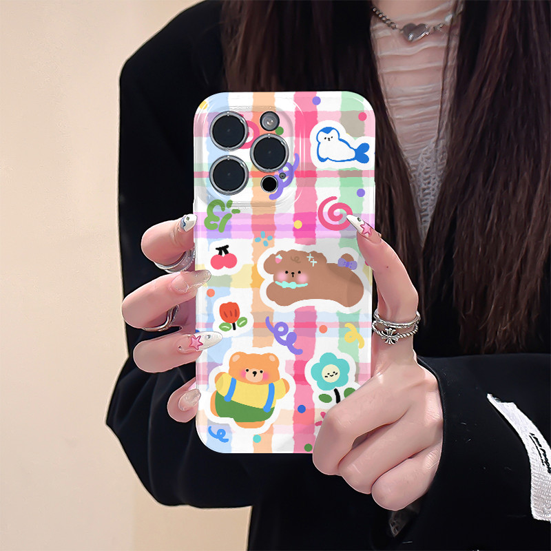 Insสไตล์Zi Graffiti Bearรวมทุกอย่างเหมาะสําหรับiPhone 17PROMAX 17AIR Scratch-Resistant 17 16 15 13 1