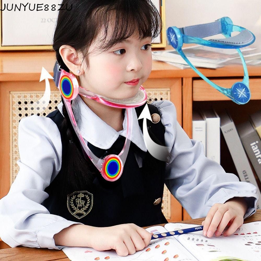 พยุงคอมัลติฟังก์ชัน หมุนได้ 360 องศา สวมใส่ง่าย กะบังทำจาก PC และ TPU สีฟ้า เพื่อการสนับสนุนหลังและค