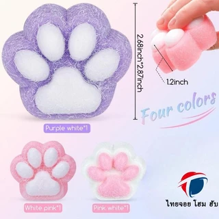 ของเล่นแมวบีบมือรูปอุ้งเท้าแมว Cute Cat Paw Squishy ของเล่นการ์ตูน Mochi นุ่มช้า Rebound ใหม่ Kawaii Fidget ของขวัญวันเกิด