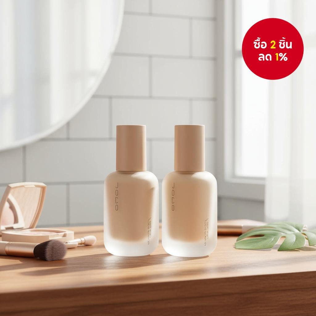 ✅[พร้อมส่ง] JOCO ครีมรองพื้นควบคุมความมัน เนื้อแมตต์ ปกปิดความชุ่มชื้น กันน้ํา บีบีครีม