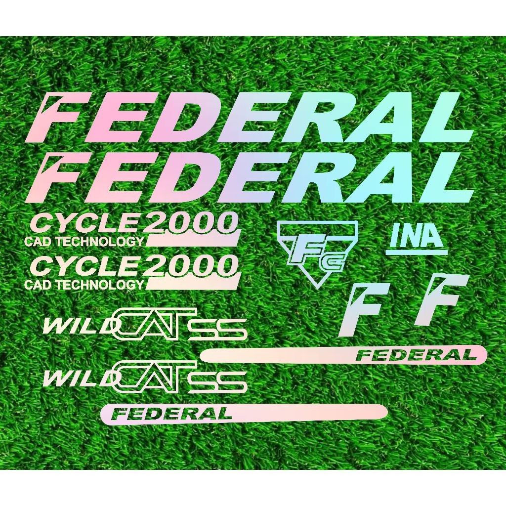 สติ๊กเกอร์ตัดจักรยานแมวป่า Federal