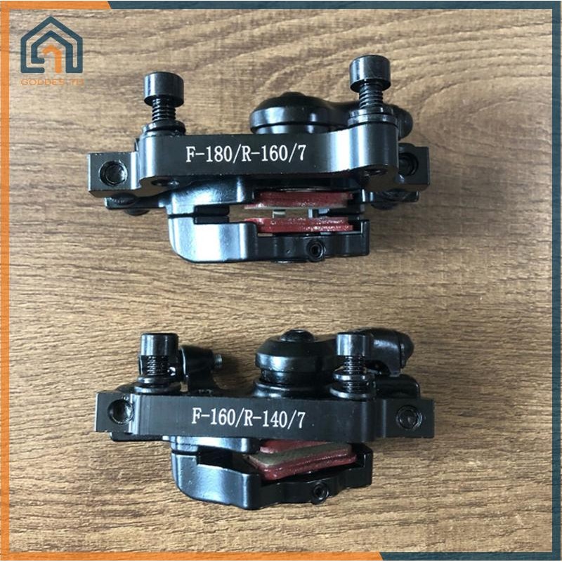 Goddes อลูมิเนียมเบรคชุด Mechanical Line ดึงดิสก์เบรกจักรยาน Braking ระบบด้านหน้าด้านหลัง Calipe จักรยานอุปกรณ์เสริม TH